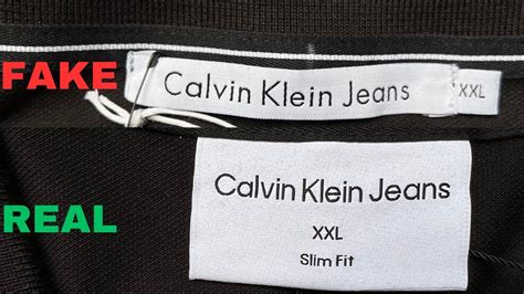 calvin klein jeans fake vs real|Calvin Klein virus.